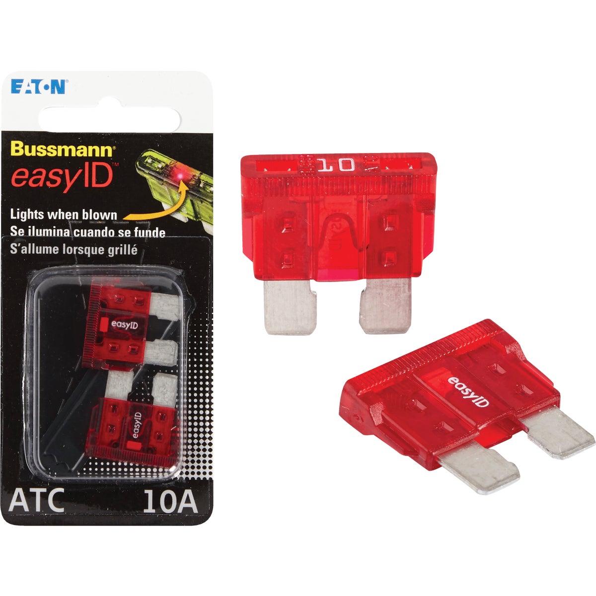 2PK 10A ATC EASY ID FUSE - BP/ATC-10ID by Bussmann Cooper
