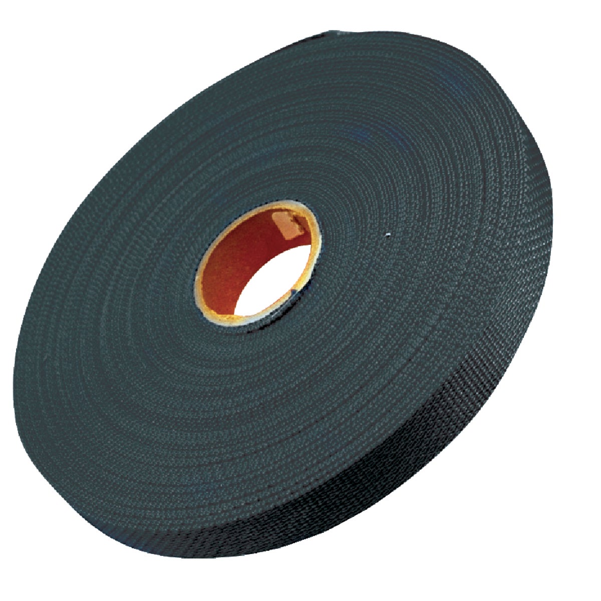 1"X300' BLACK STRAP - 1001 by Turf Inc