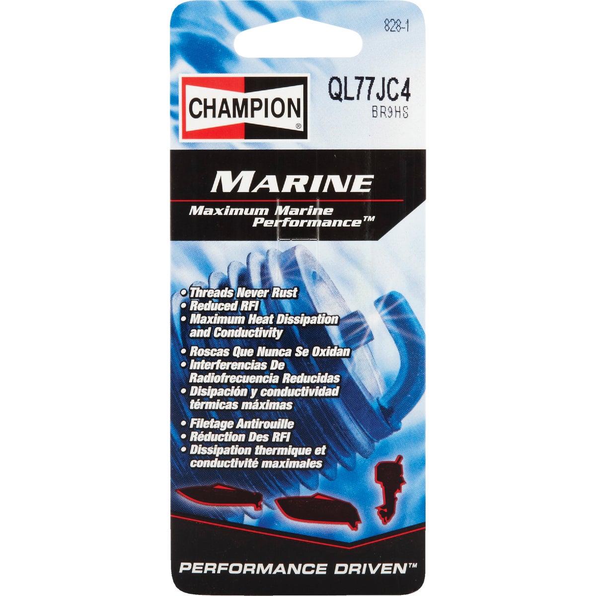 QL77JC4 MARINE PLUG - 828-1 by Federal Mogul