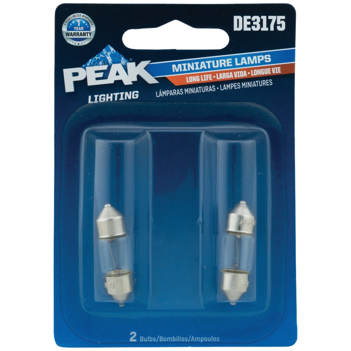 DE3175BP IMPRT DOME BULB - 12354 by G E Automotive