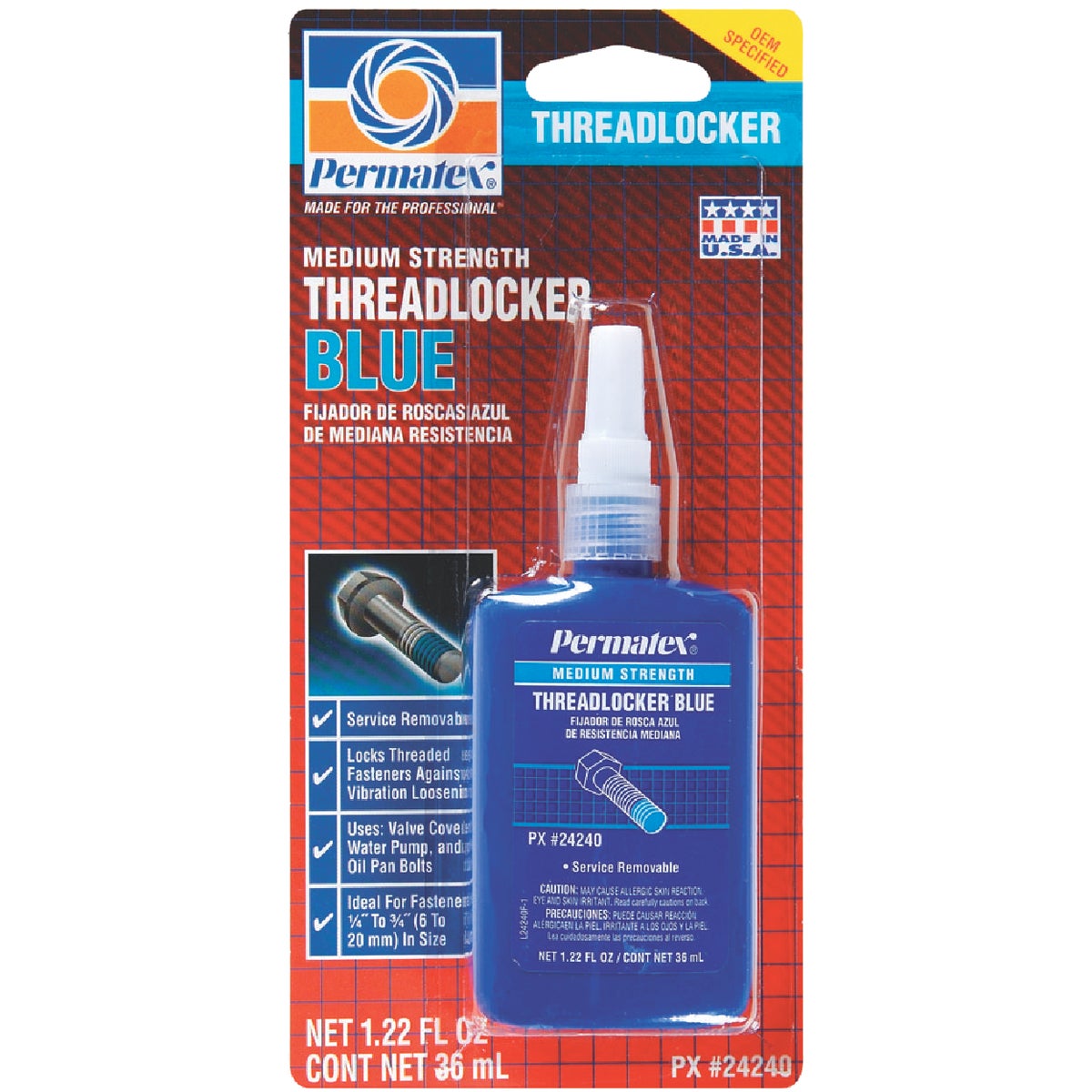 36ML THREADLOCKER - 24240 by Permatex Inc