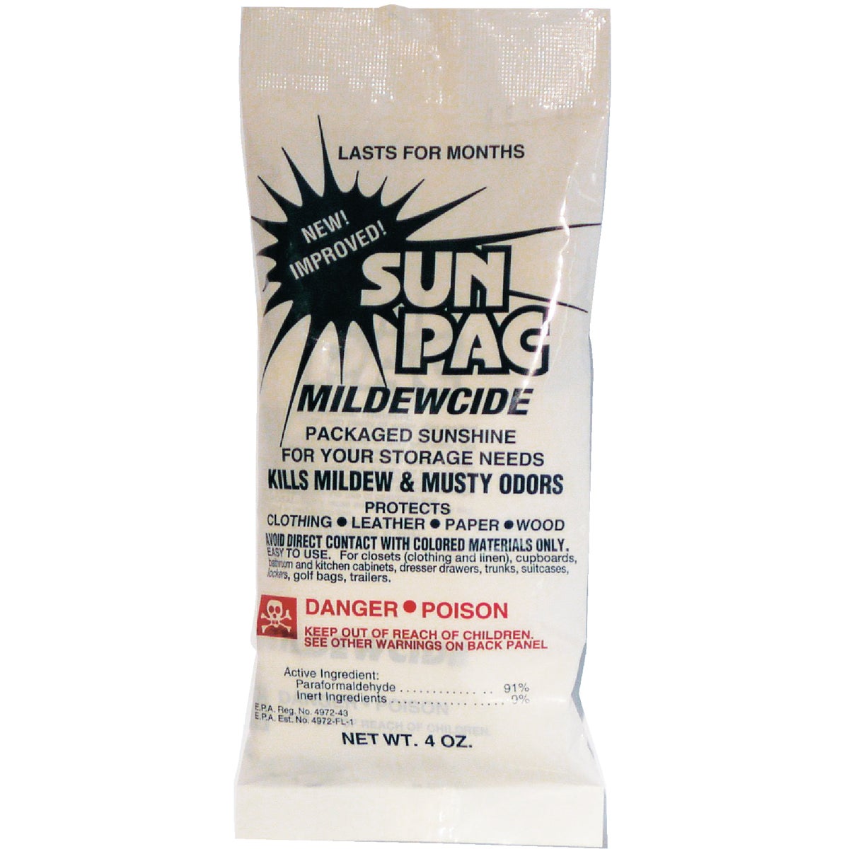 4OZ SUNPAC MILDEWCIDE - 423304 by Protexall Products
