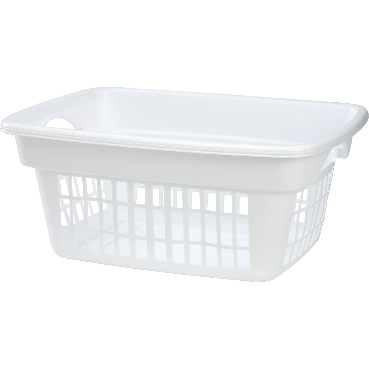 WHITE LAUNDRY BASKET - 2874 by Rubbermaid Home