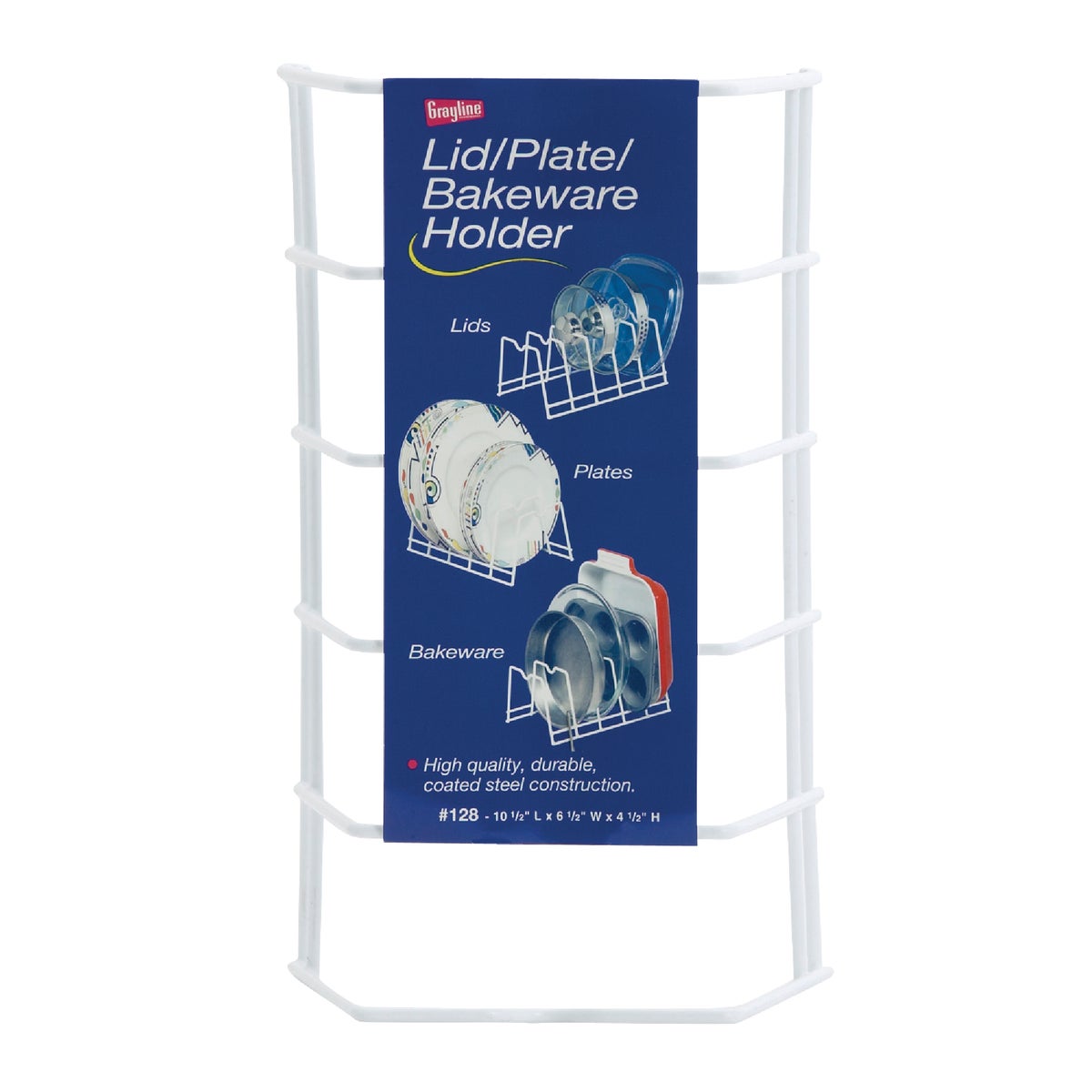 PLATE LID BAKEWARE RACK - 40128 by Panacea    Grayline