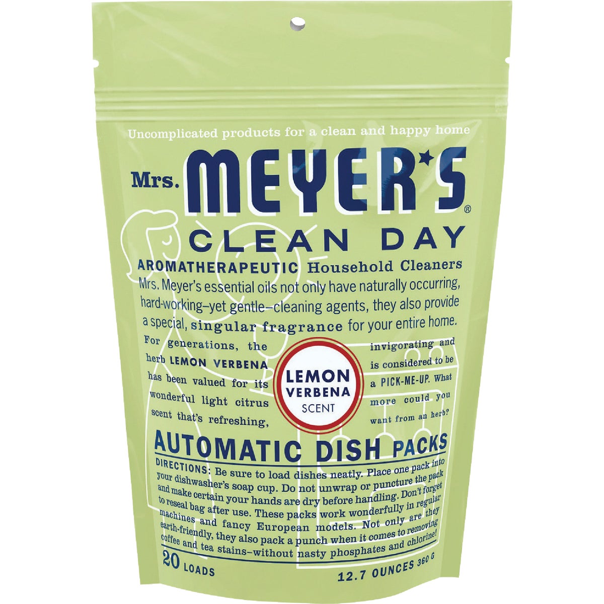 LEMON DISHWASHING PACKS - 14264 by Mrs Meyers Clean Day