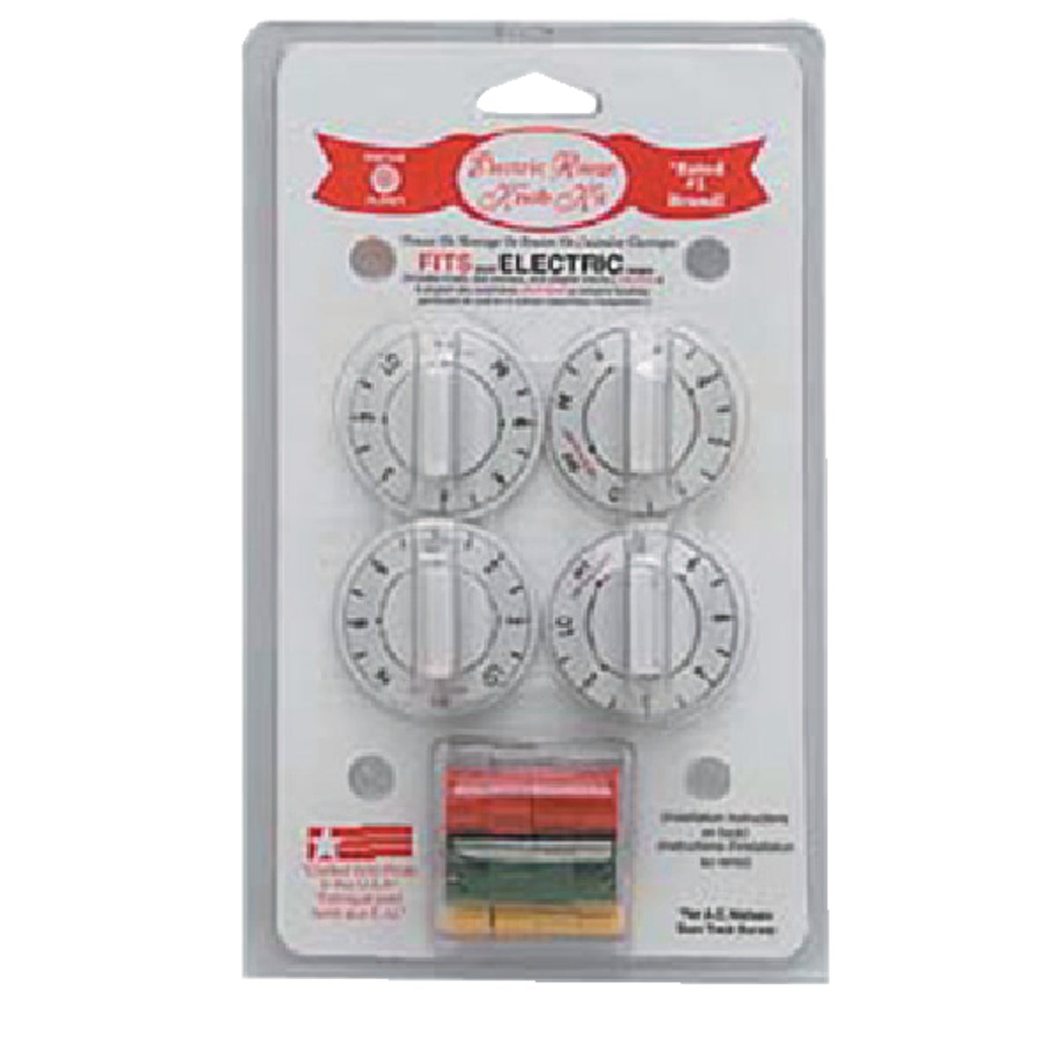 WHITE ELECTRIC KNOB KIT - 8134 by Range Kleen Mfg Inc