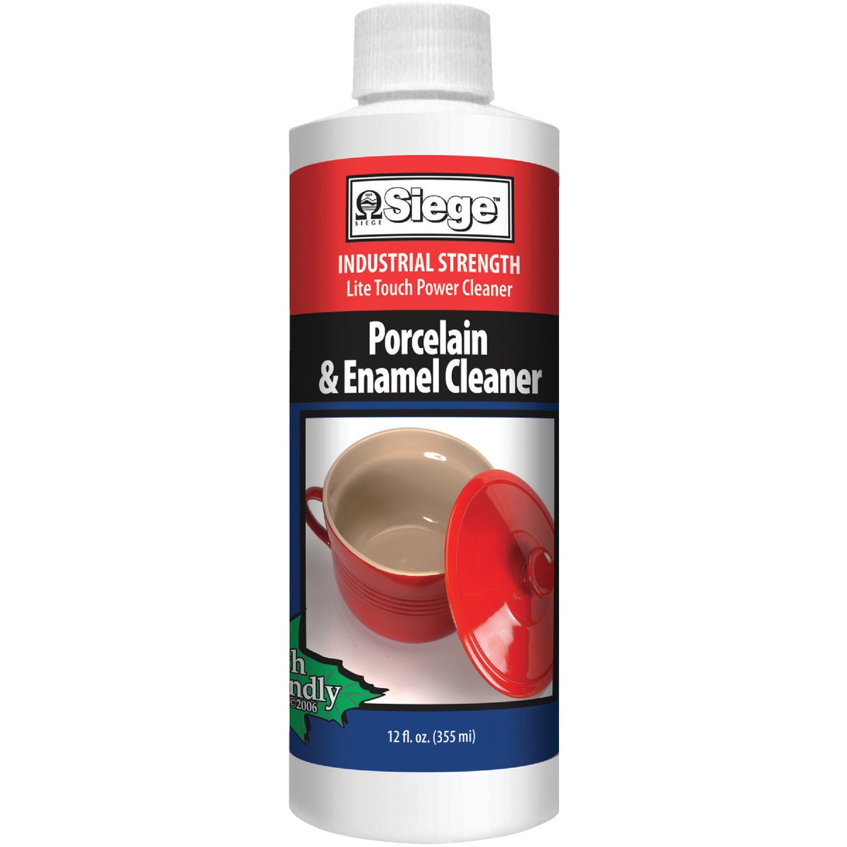 12OZ PRCLN/ENML CLEANER - 766L by Siege Chemical Co