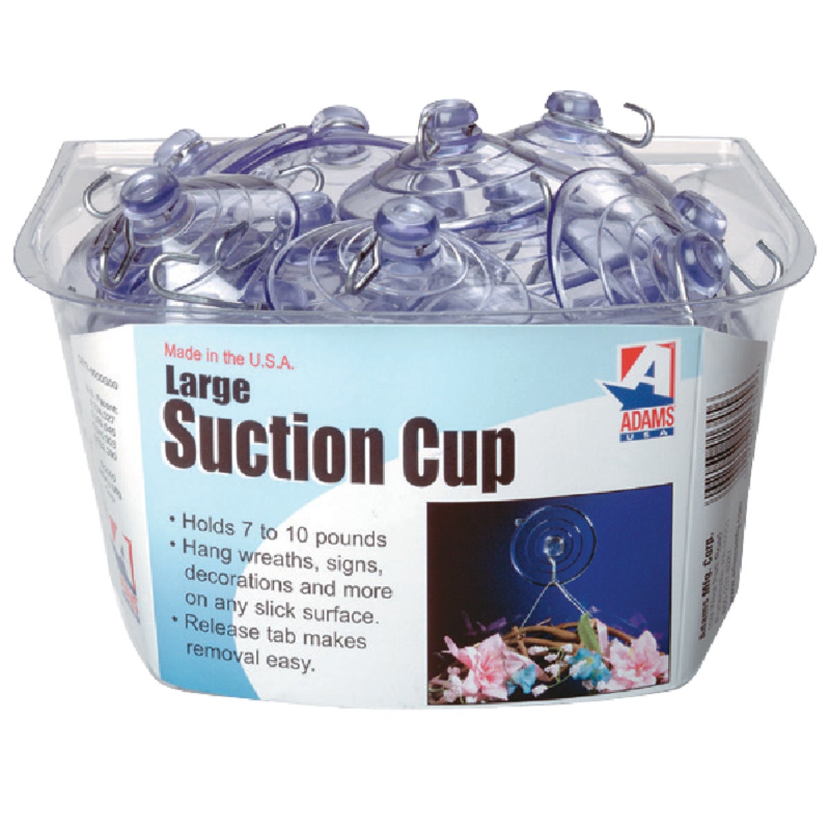 LRG SUCTION CUP W/HOOK - 6000-74-3848 by Adams Mfg