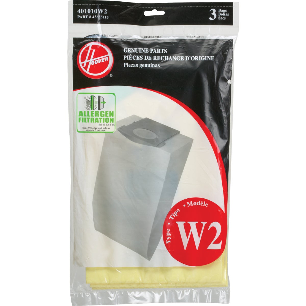 ALLERGEN WT2 BAG - 401010W2 by Hoover Co