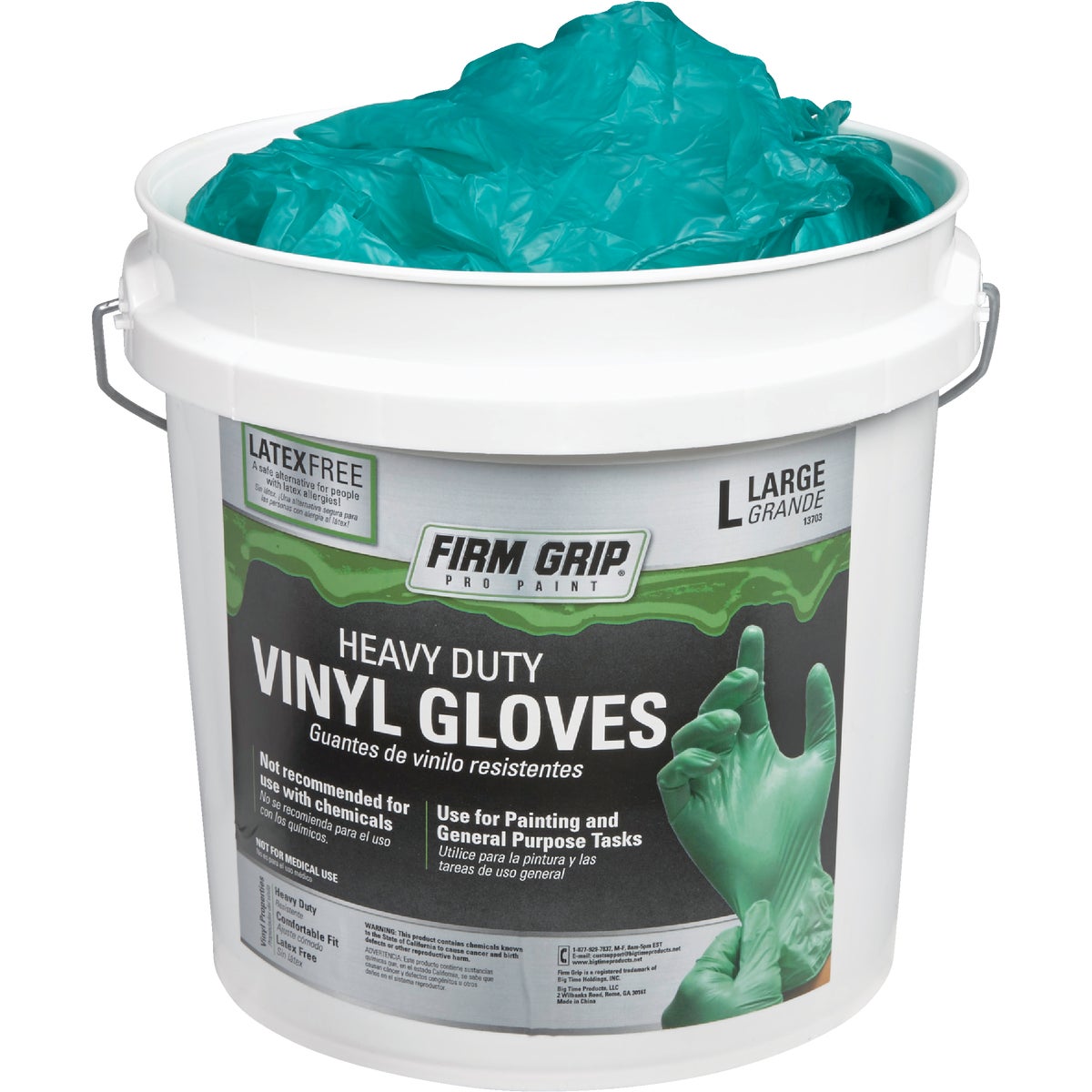 BLUE VINYL GLOVES - SG300G by Intex Supply