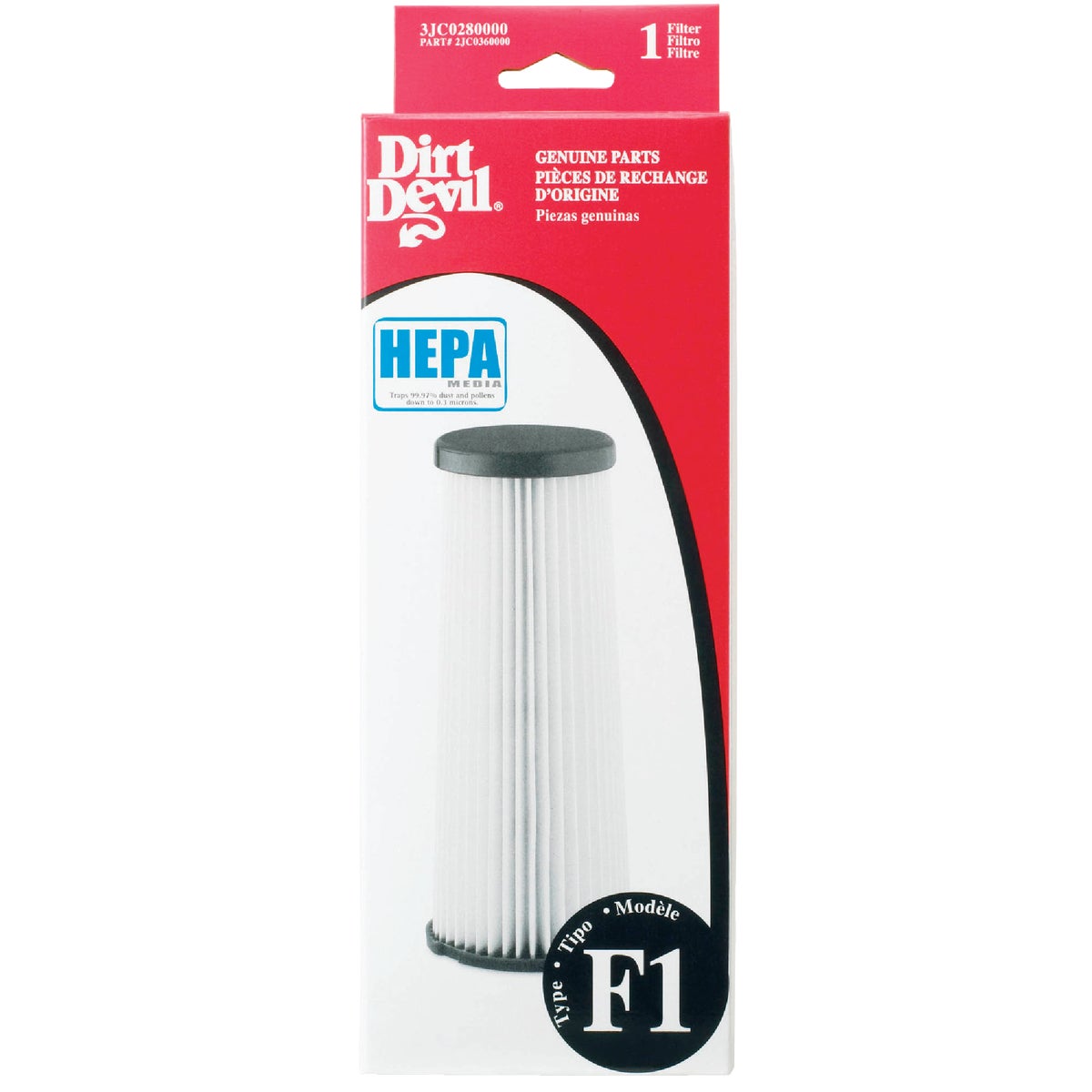 REPLACEMENT HEPA FILTER - 3-JC0280-000 by Royal Appliance