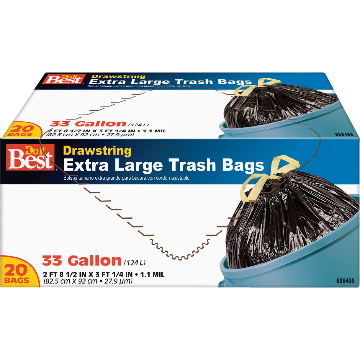 33GAL/20CT TRASH BAG - 608499 by Presto Products