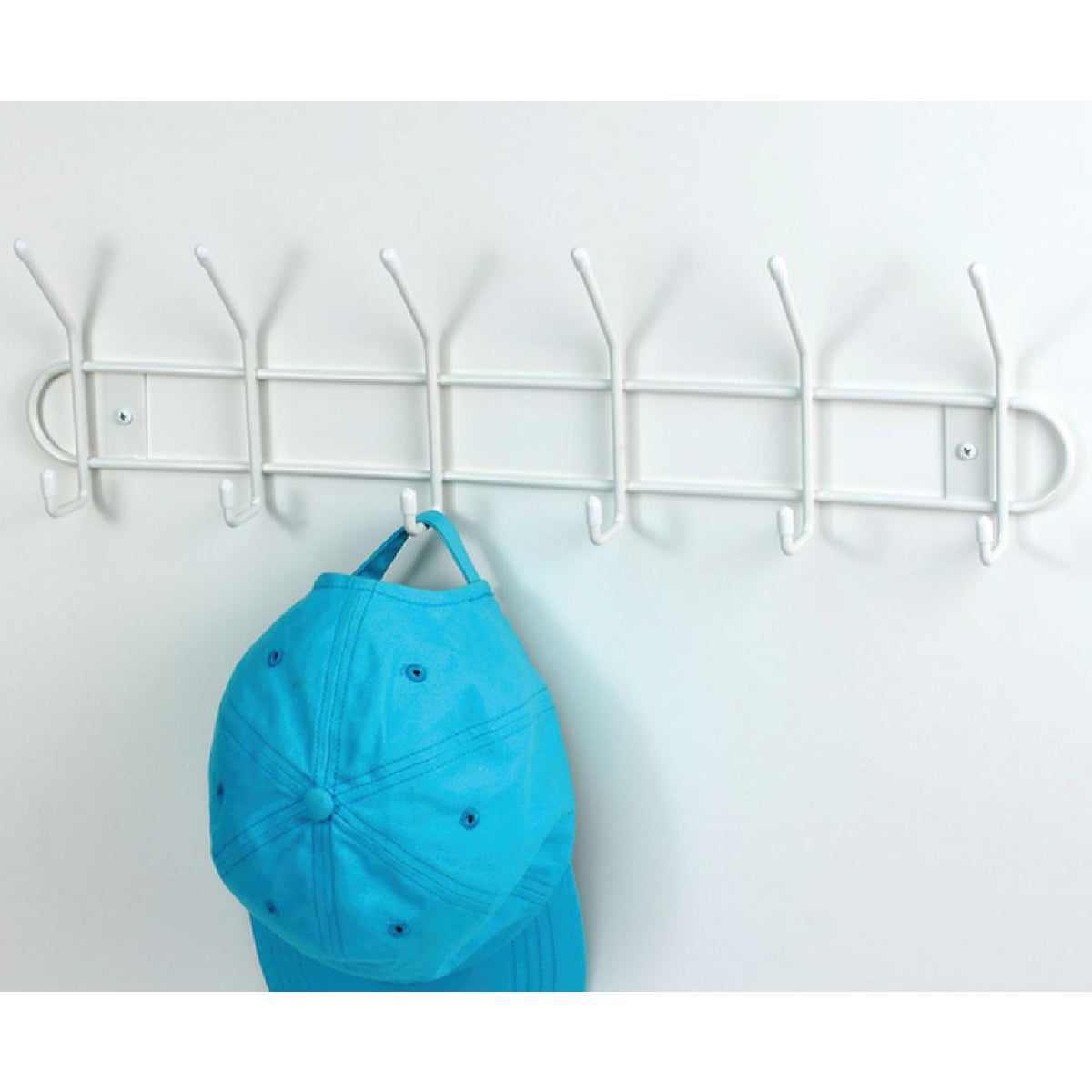 WHITE 6 HOOK RACK - 60000 by Spectrum Diversified