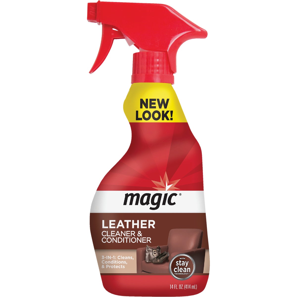 14OZ LEATHER CLEANER - 1877 by Magic Ntrl Magic Sci