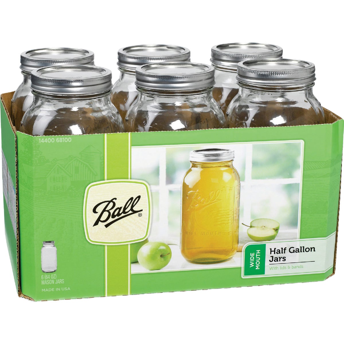 6 1/2GL W/M MASON JARS - 68100 by Jarden Home Brands