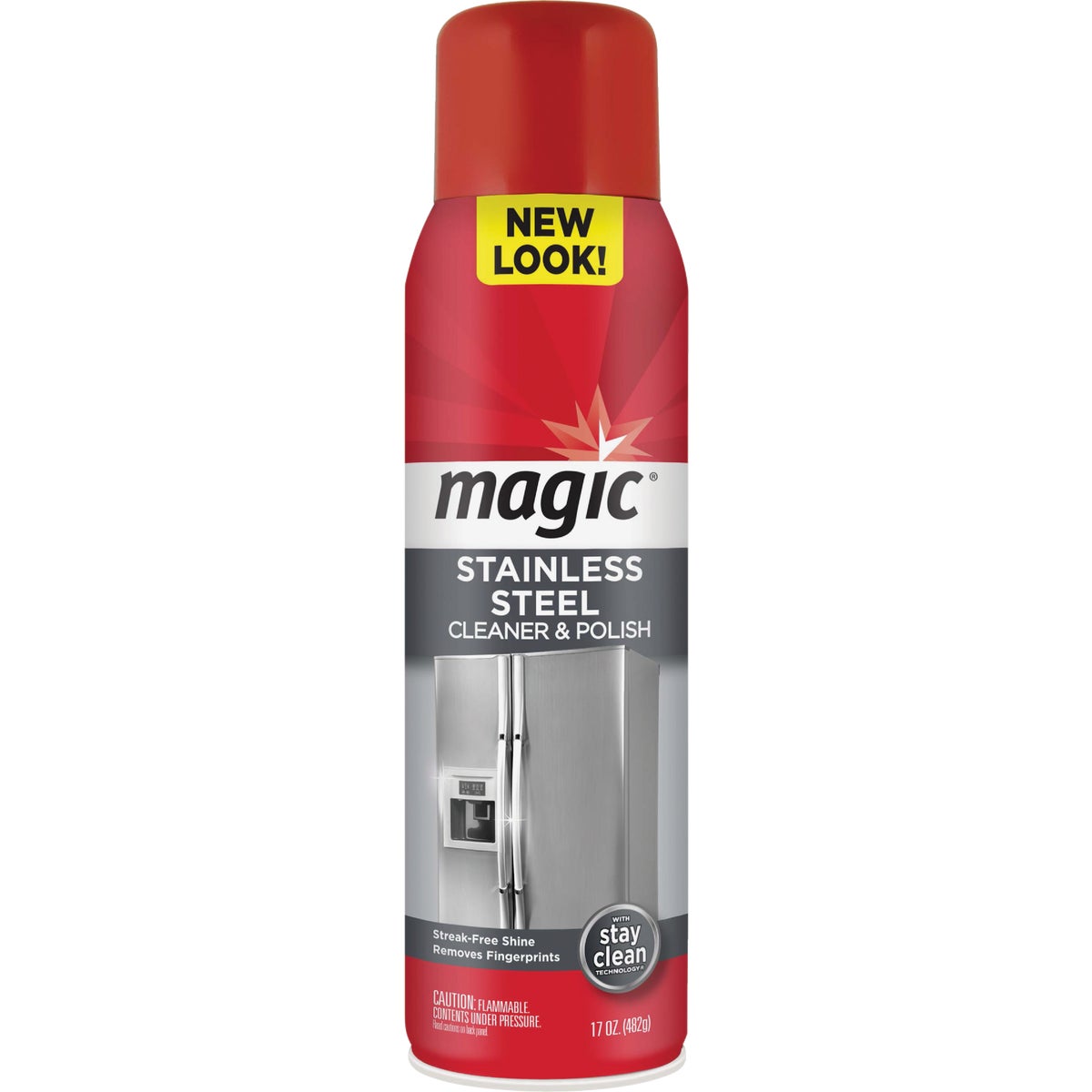 17OZ STNLS STEEL CLEANER - 1860 by Magic Ntrl Magic Sci