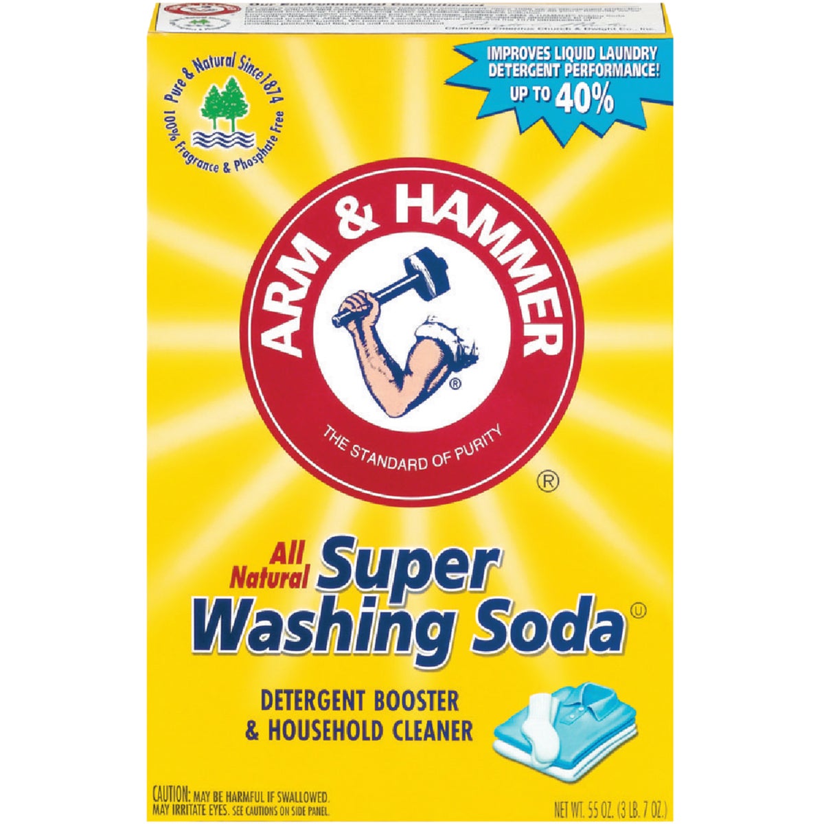 A&H SUPER WASHING SODA - 03020 by Church & Dwight Co