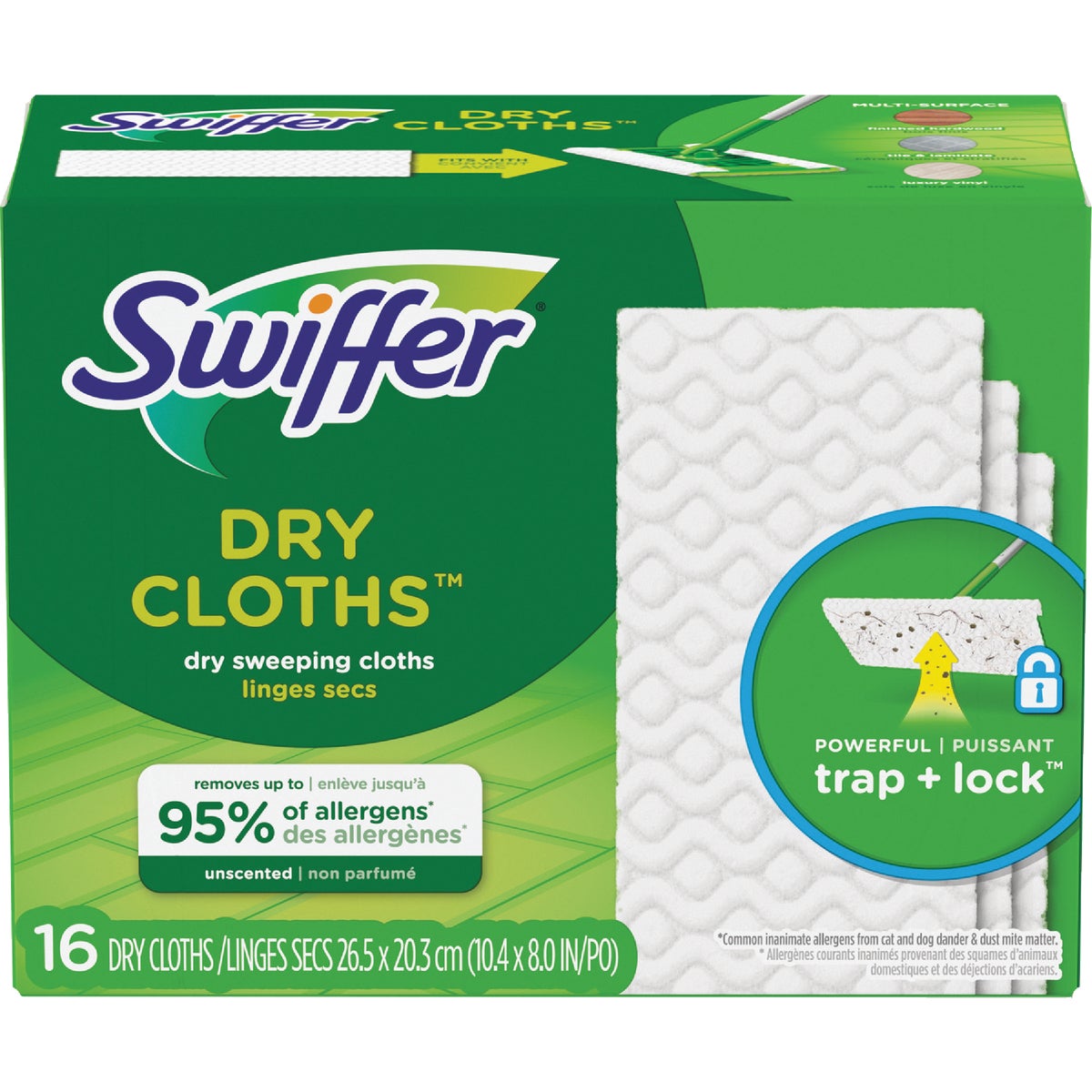 16 SWIFFER REFILL CLOTHS - 31821 by Procter & Gamble