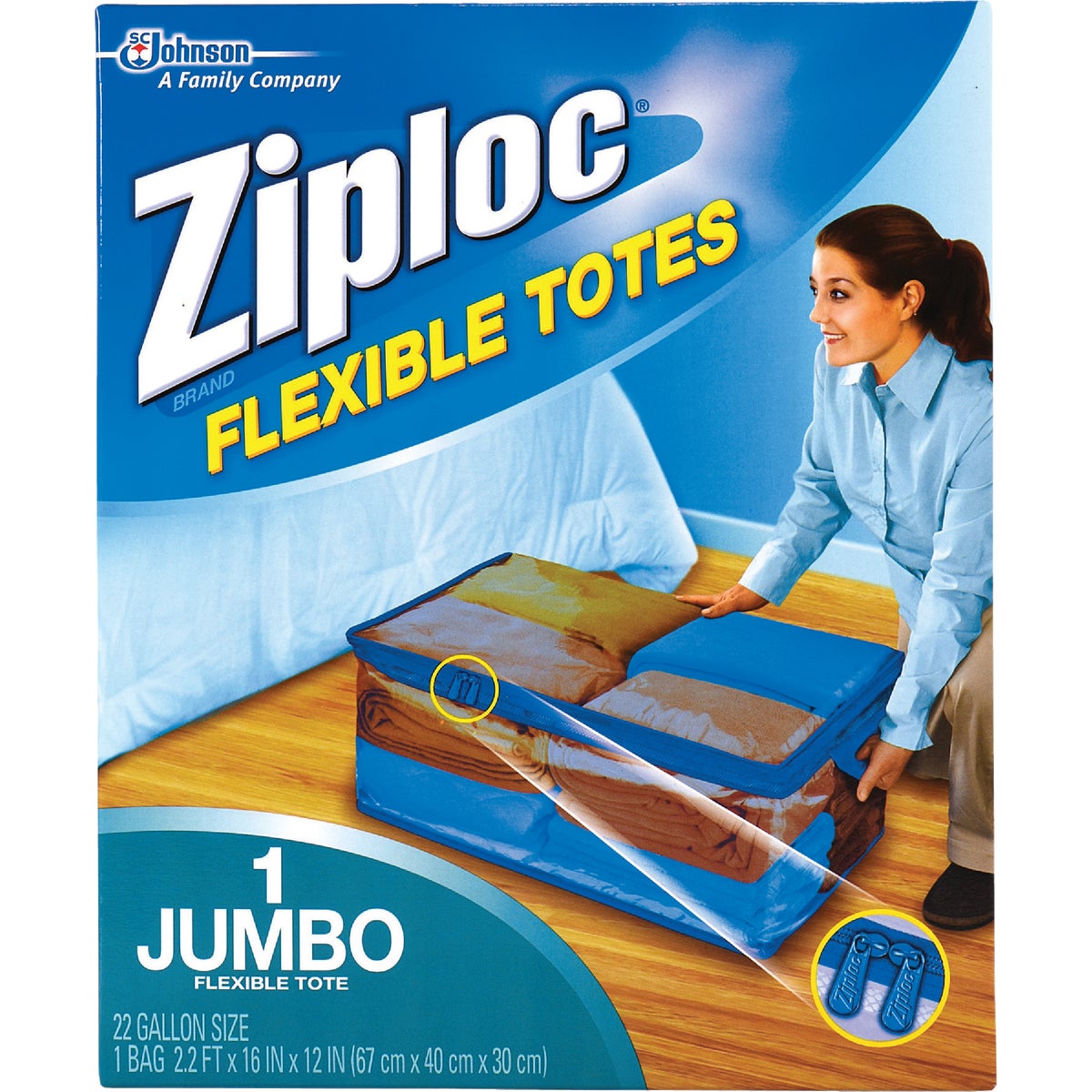 XXL ZIPLOC FLEX TOTE - 70162 by Sc Johnson