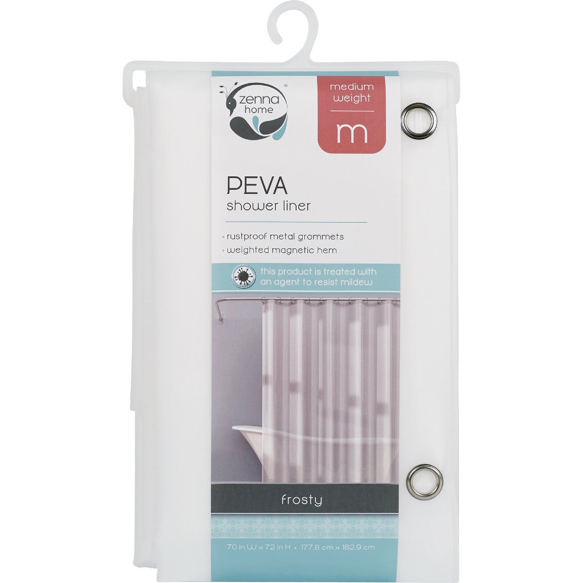 CLR SHOWER CURTAIN/LNR - H28K by Zenith Prod Corp