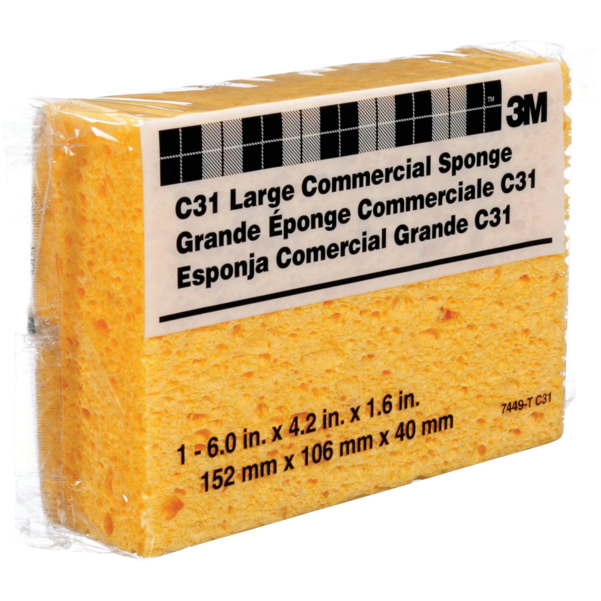 LARGE COMMERCIAL SPONGE - 7449T by 3m Co