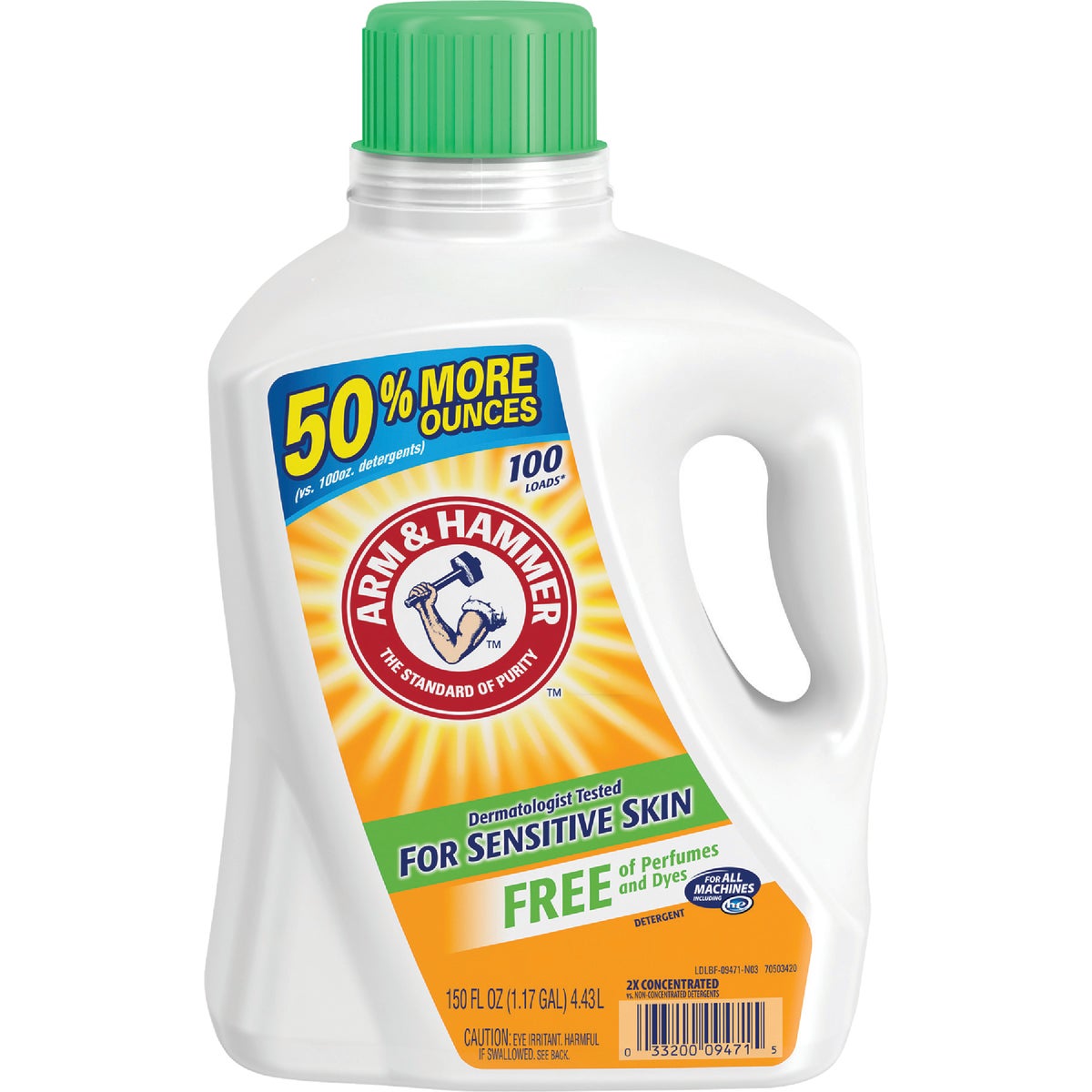 Church & Dwight Co 150OZ LAUNDRY DETERGENT 9471