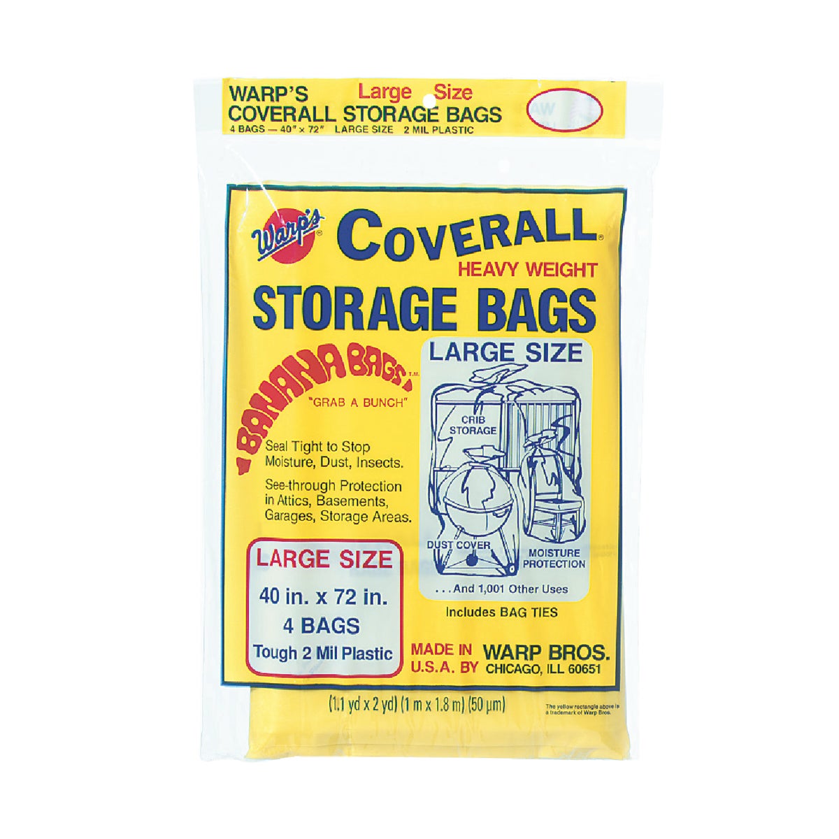 40X72 STORAGE BAG - CB40 by Warp Bros