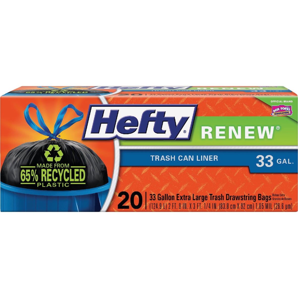 33GAL/20CT TRASH BAG - 48729 by Reynolds Pactiv