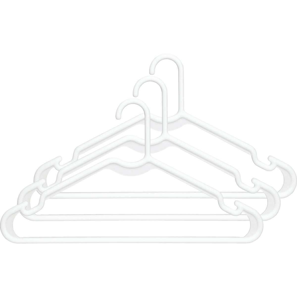 3PK HEAVY DUTY HANGERS - 5800WTG3.12 by Homz/ Tamor