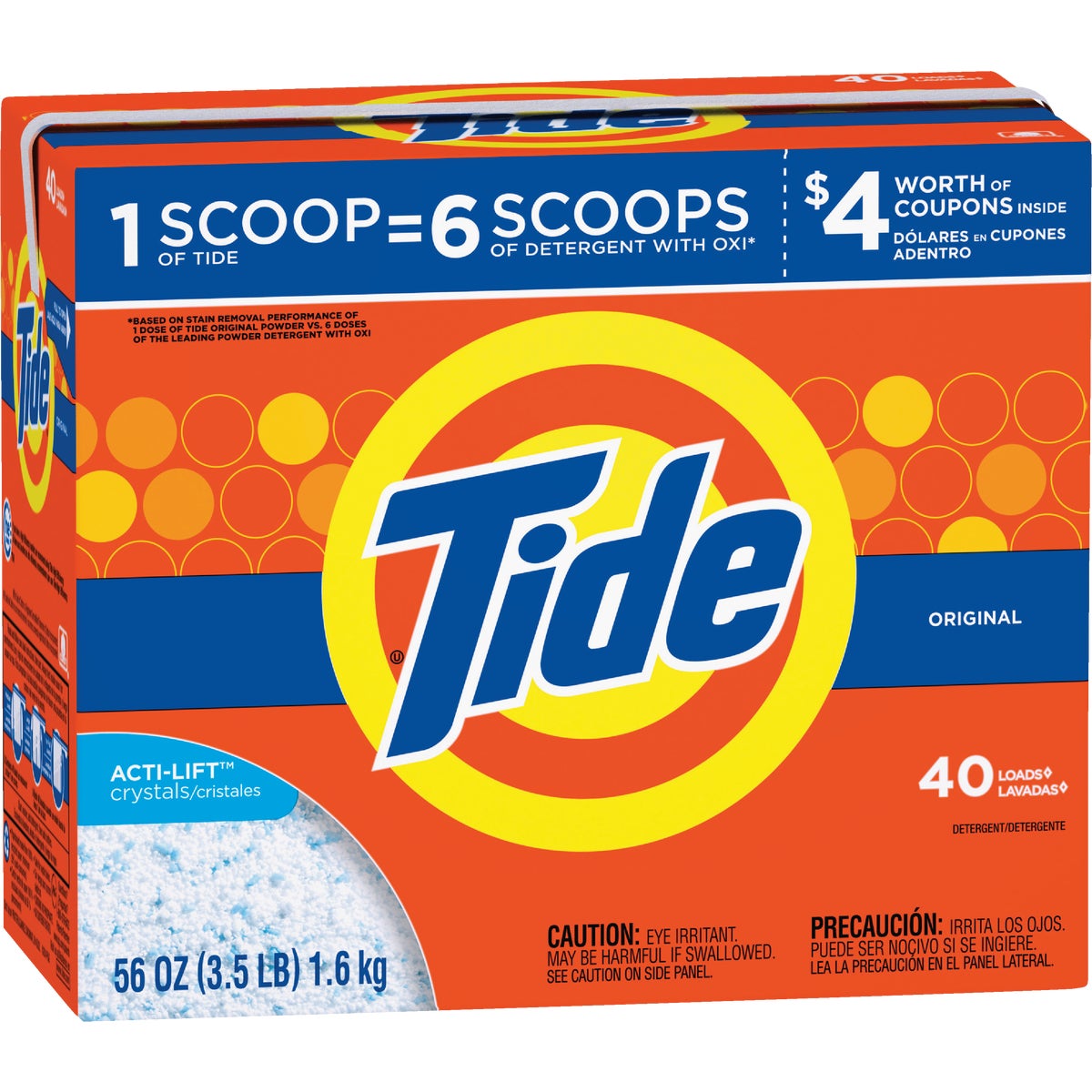 56OZ TIDE PWDR DETERGENT - 84973 by Procter & Gamble