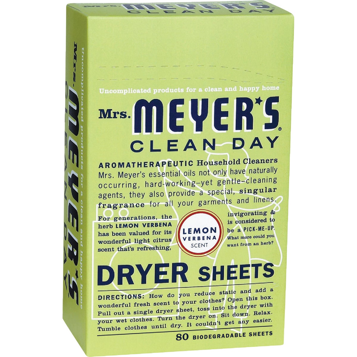 LEMON DRYER SHEETS - 14248 by Mrs Meyers Clean Day