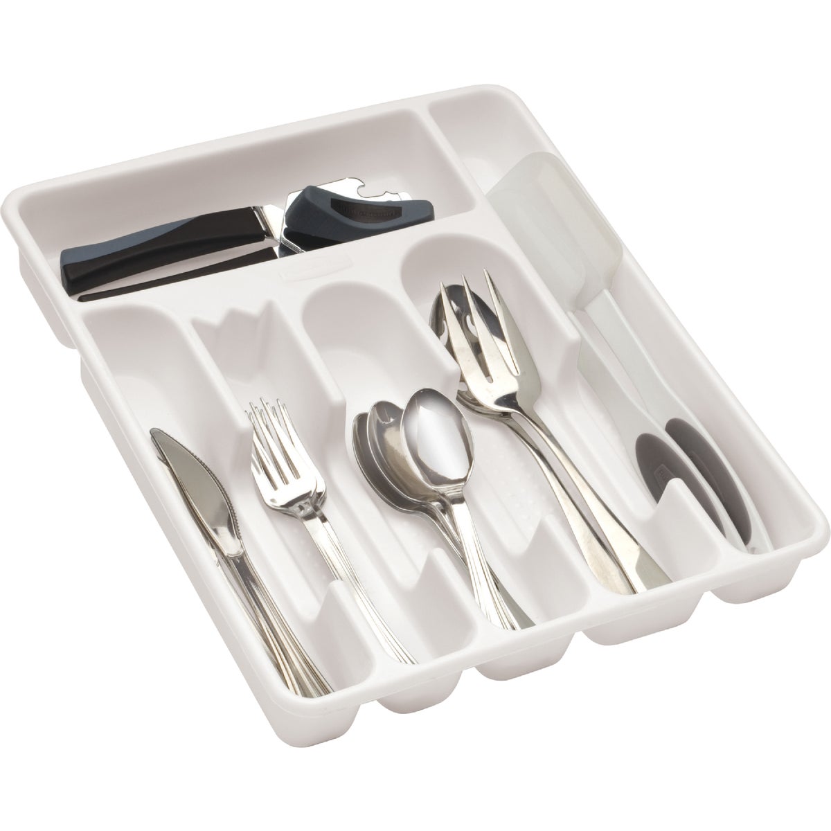 WHITE CUTLERY TRAY - 2925-RD-WHT by Rubbermaid Home