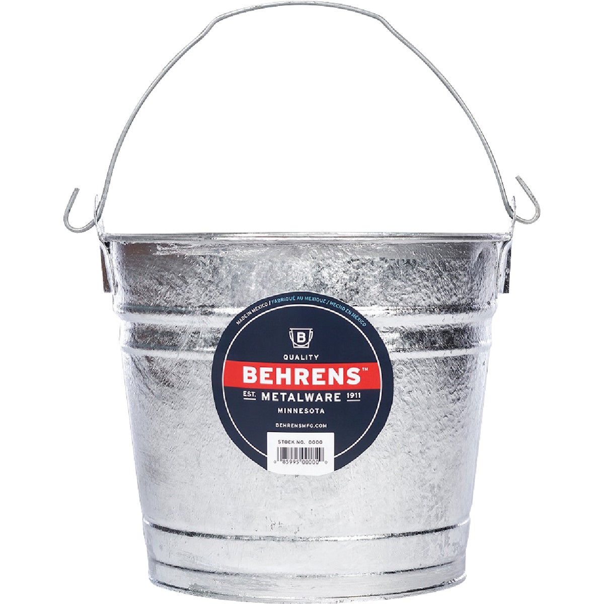 8QT GALV PAIL - 1208 by Behrens Mfg