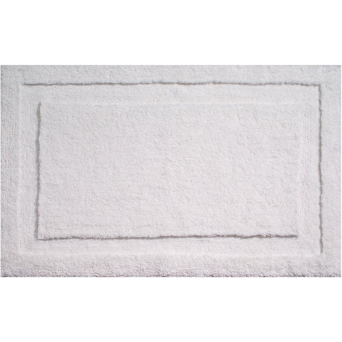 34X21 WHITE BATH RUG - 17050 by Interdesign Inc