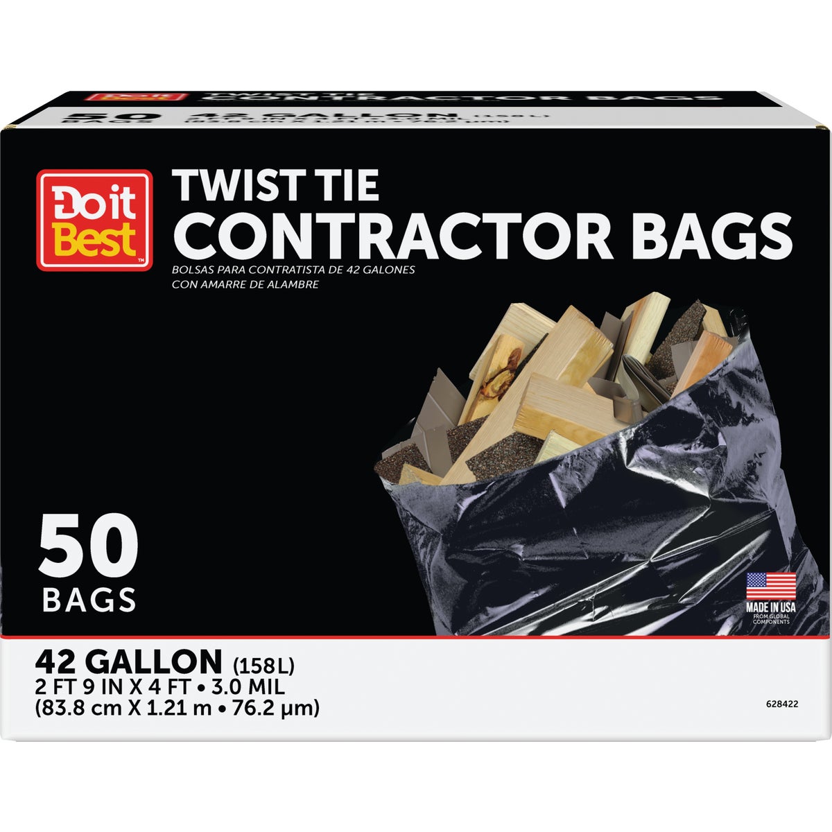 50CT 42GAL CONTRACTR BAG - 628422 by Presto Products