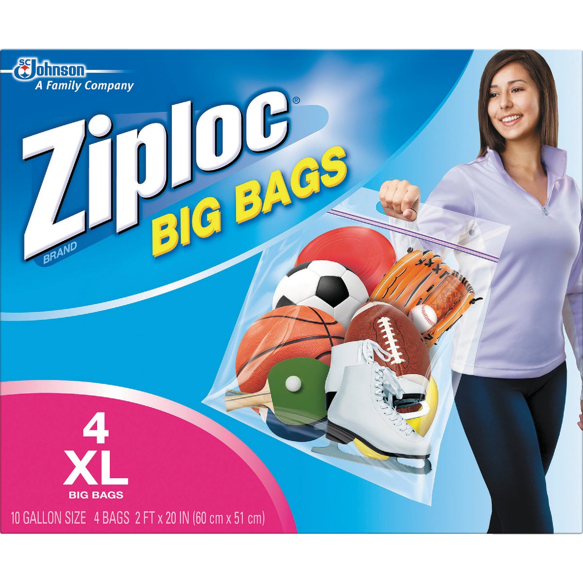 XL ZIPLOC BIG BAGS - 65644 by Sc Johnson