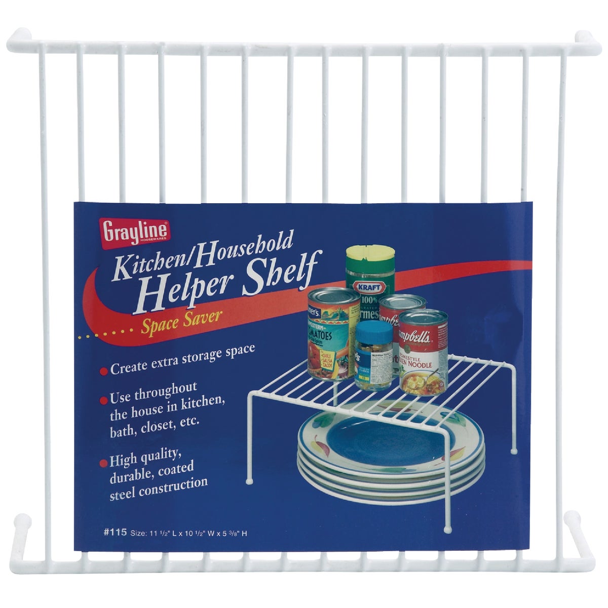 HOUSEHOLD HELPER SHELF - 40115 by Panacea    Grayline
