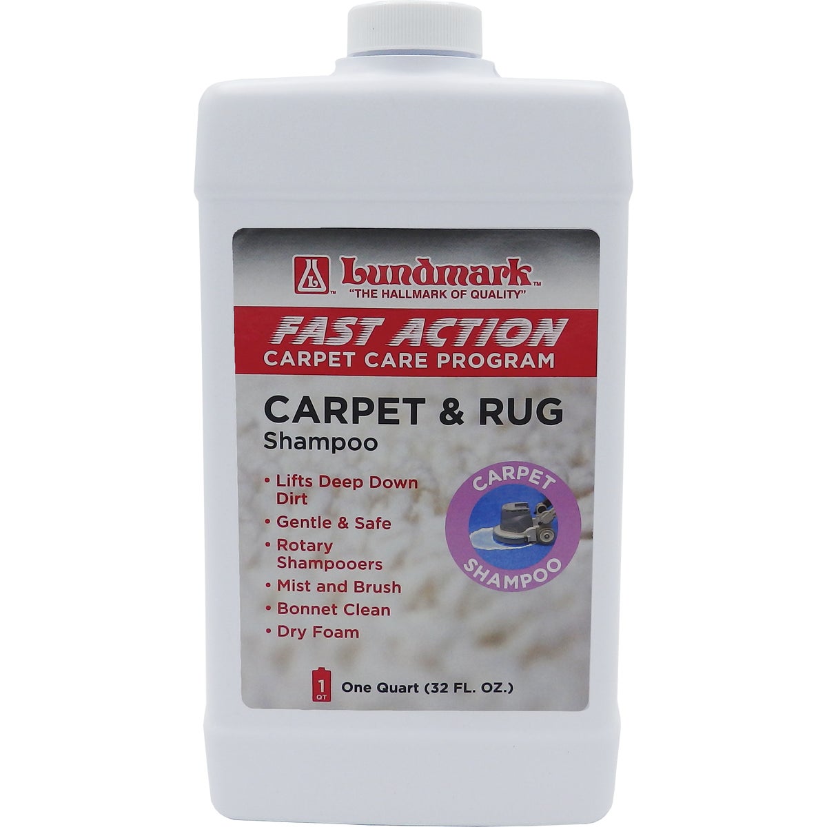 32OZ CARPET SHAMPOO - 6231F32-6 by Lundmark Wax Co