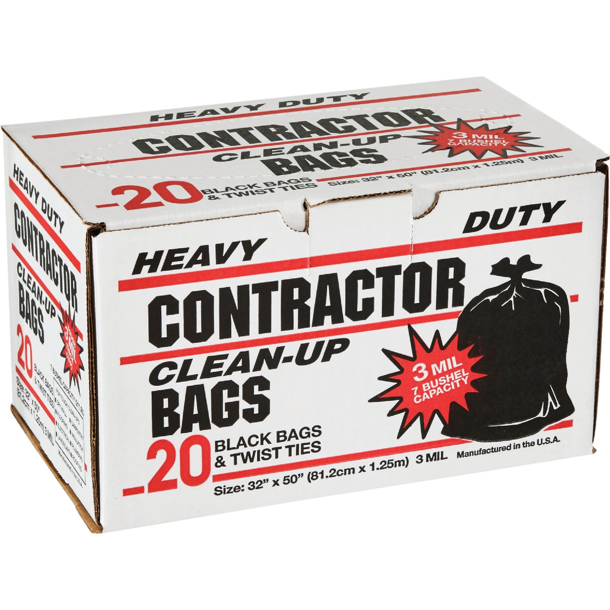 20CT CONTRACTOR BAGS - 19020 by Primrose Plastics