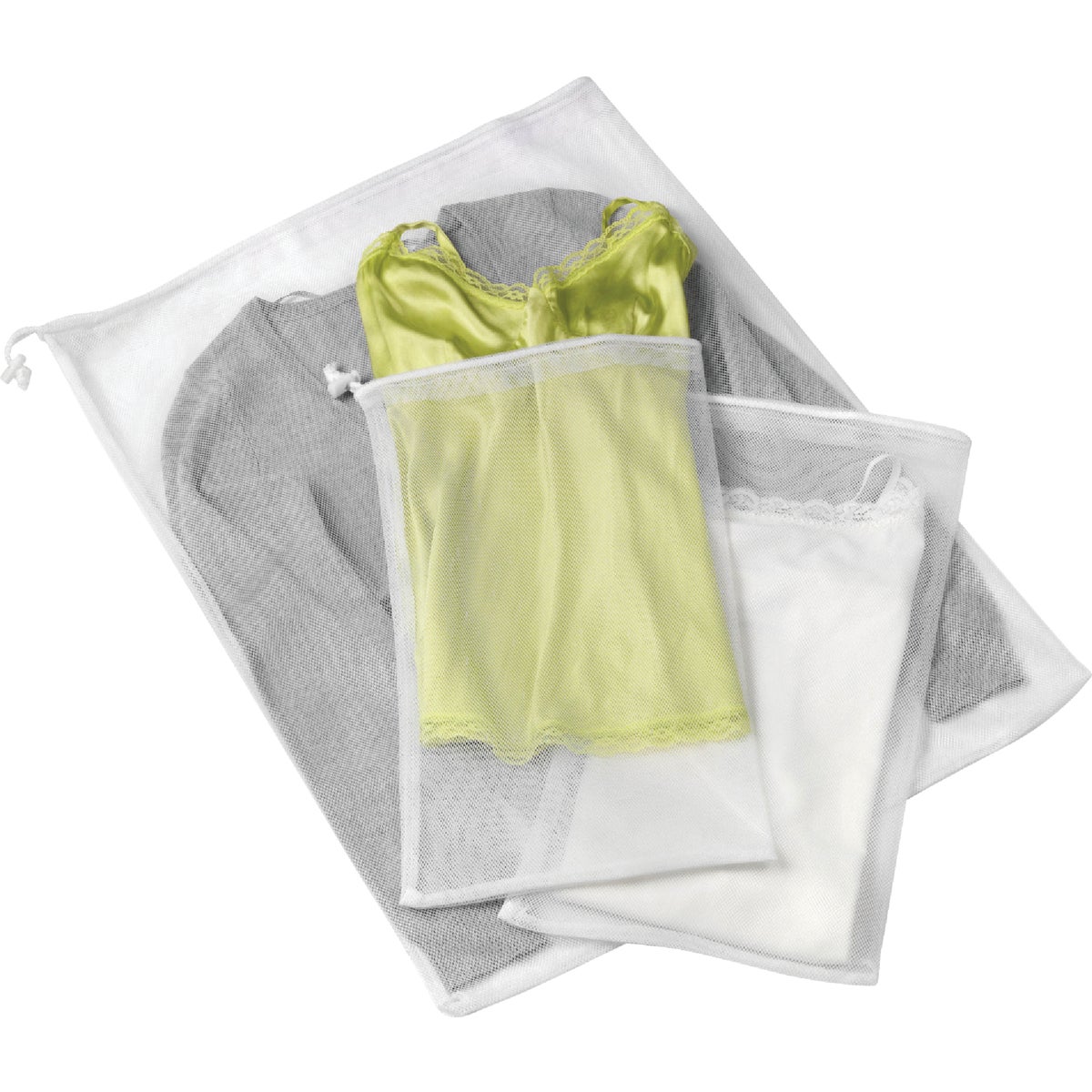 3PC MESH WASH BAG - LBG-01148 by Honey Can Do
