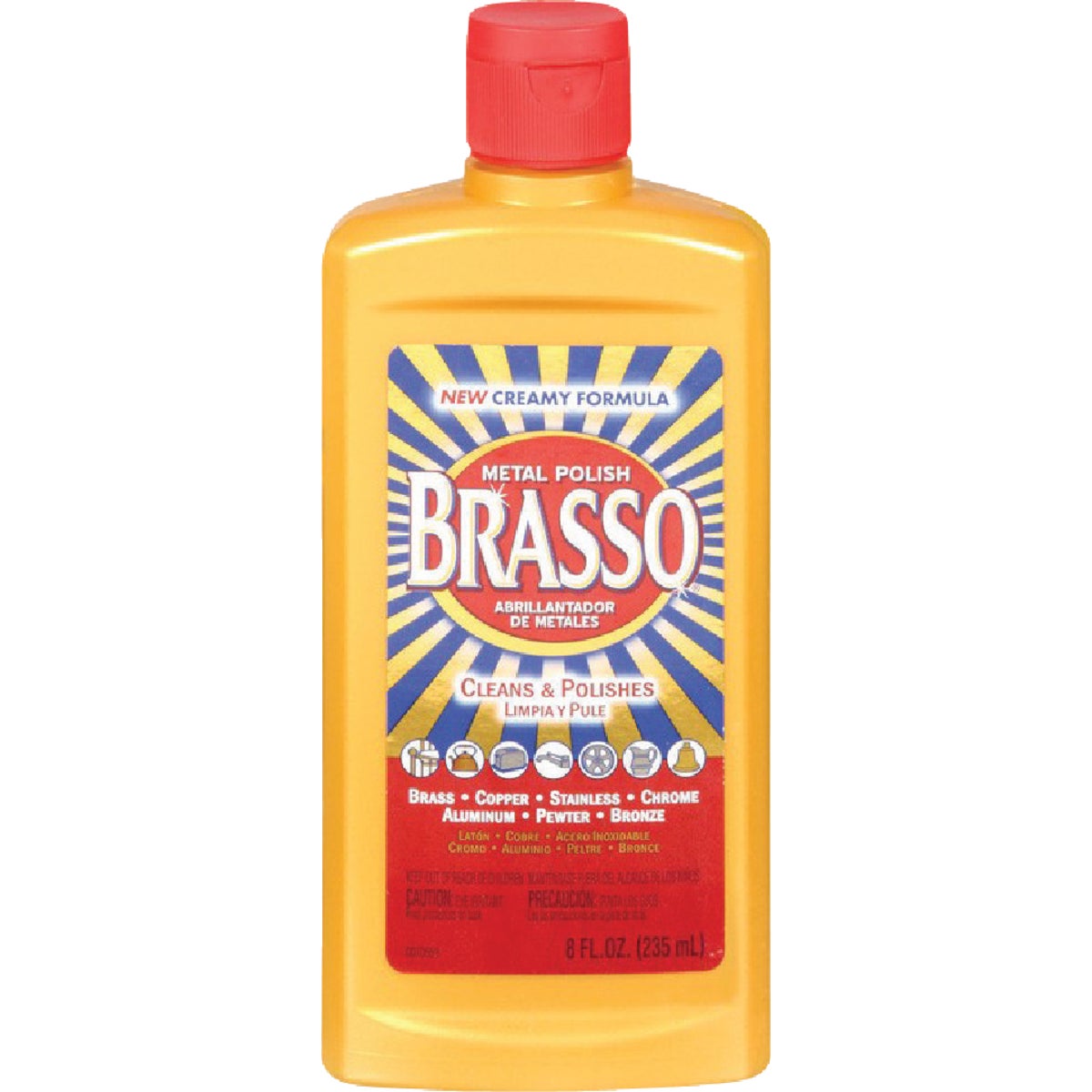 8OZ BRASSO POLISH - 2660076523 by Reckitt Benckiser