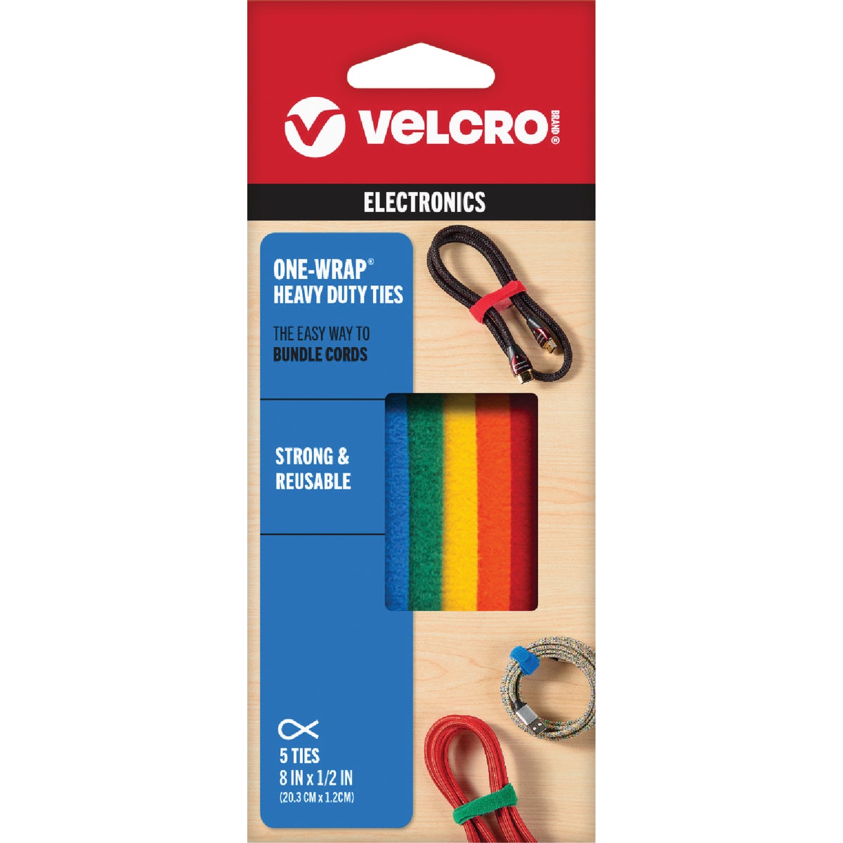 8" ADHESIVE FASTENER - 90438 by Velcro Usa