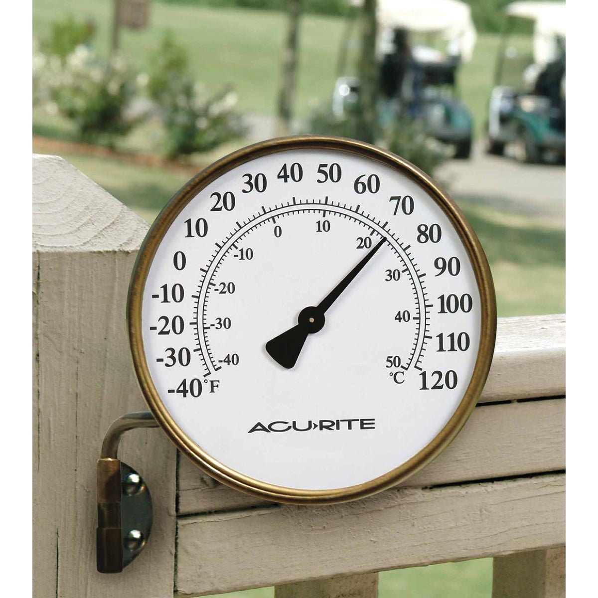 3.5" BRASS THERMOMETER - 00334 by Chaney Instrument Co