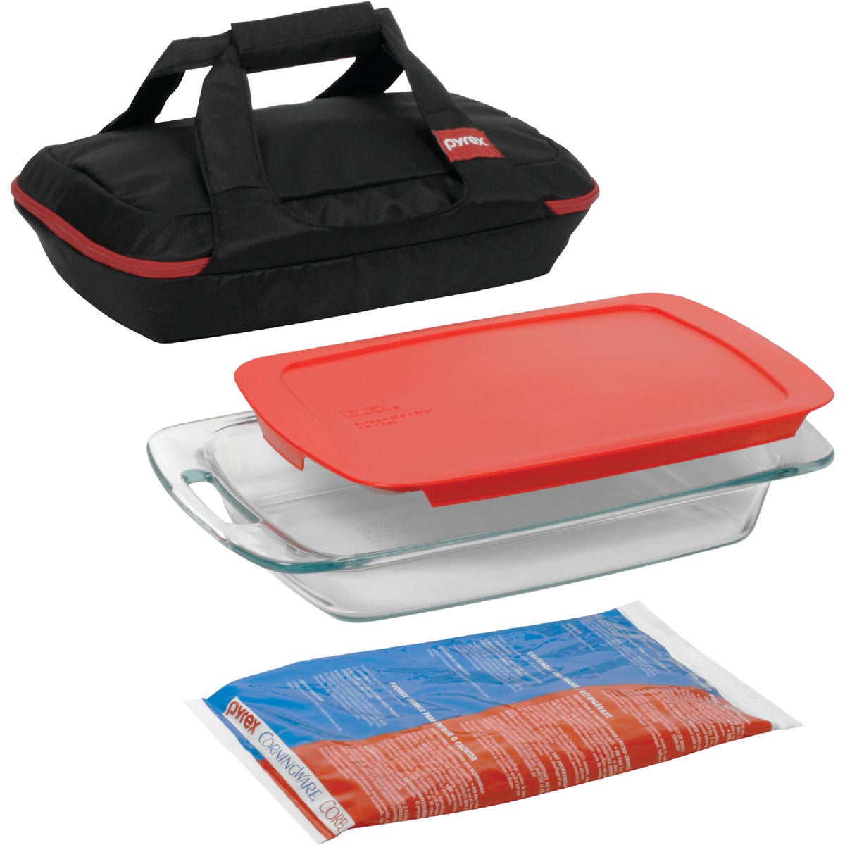 3 QUART PYREX PORTABLE - 1102266 by World Kitchen