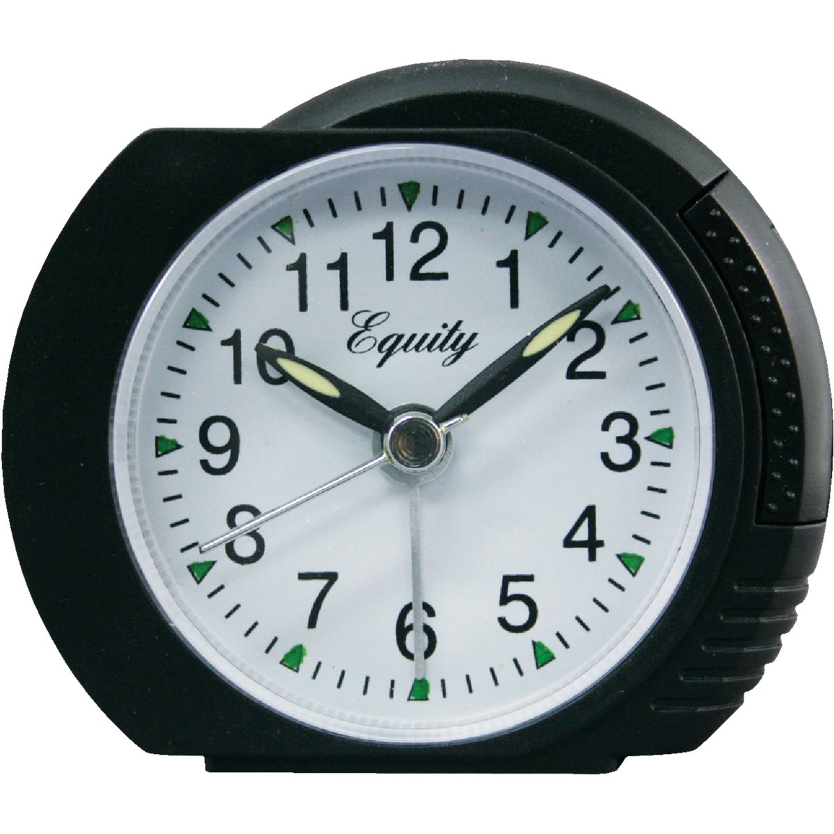 BLK QUARTZ ALARM CLOCK - 2065AT by Geneva Clock Company