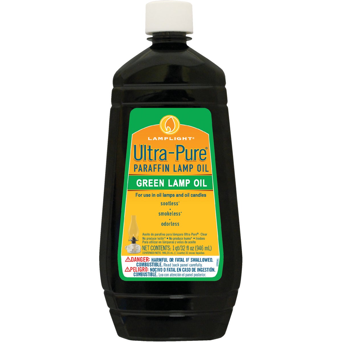 32OZ GREEN LAMP OIL - 60013 by Lamplight Farms