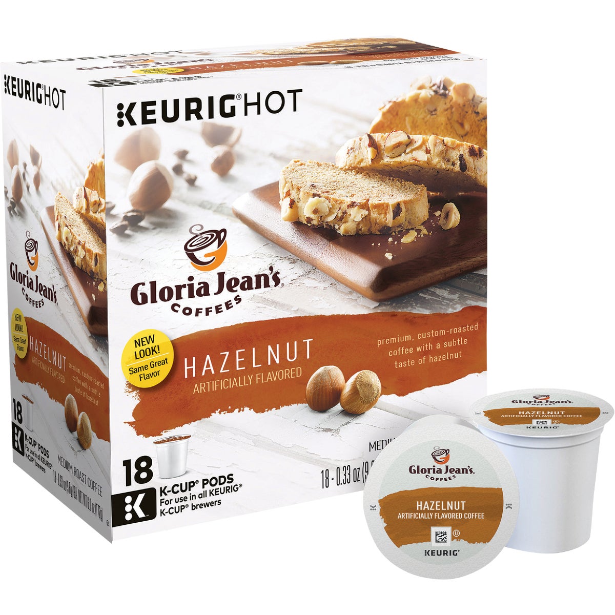 K-CUP HAZELNUT COFFEE - 00526 by Keurig     M Block