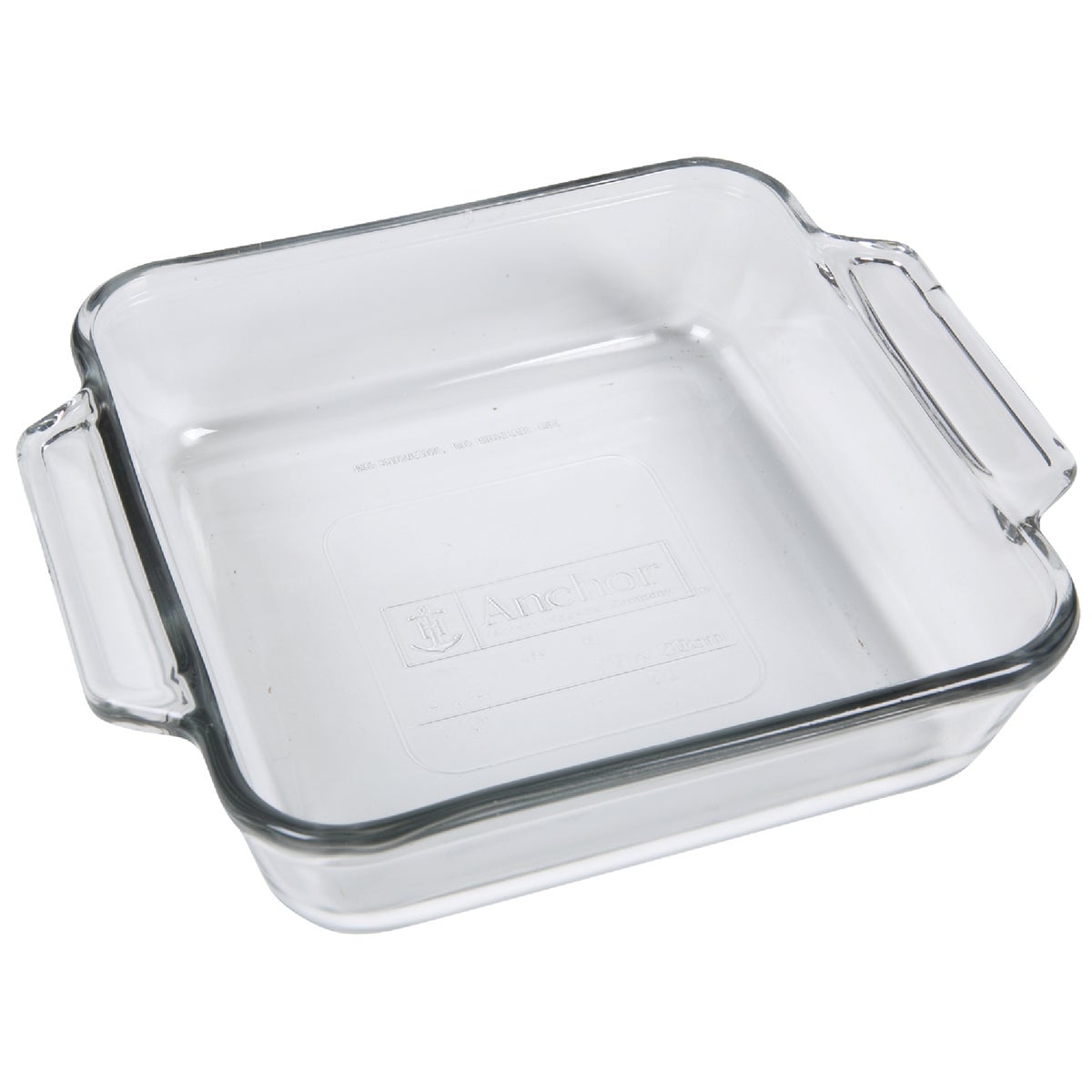 8" SQUARE GLSS CAKE DISH - 81934OBL11 by Anchor Hckg Roberts