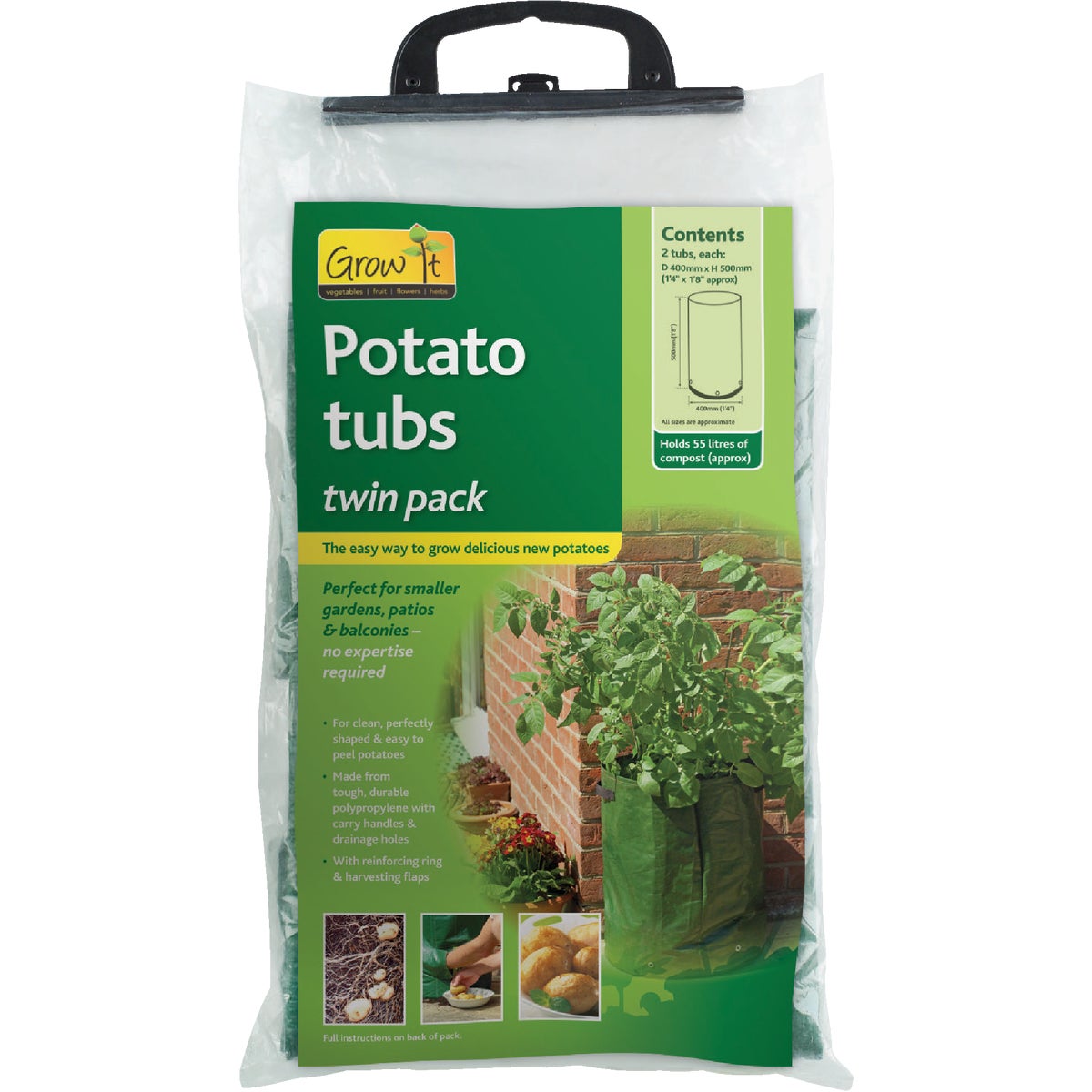 2PK POTATO GROW TUB - 7505 by Gardman Usa Inc