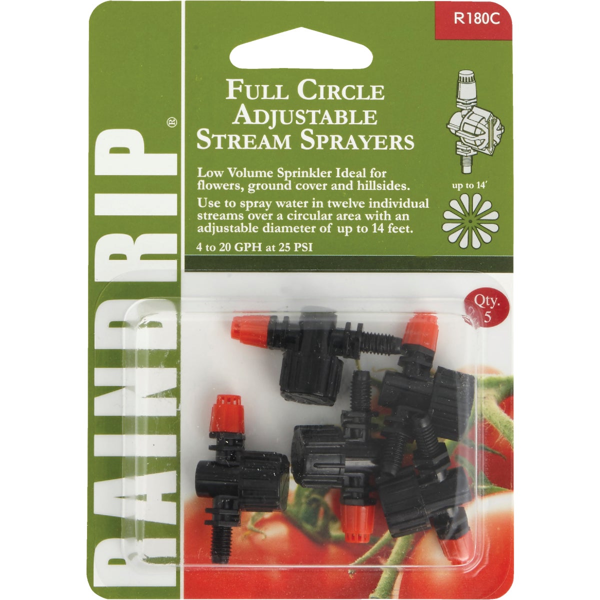 FULL ADJ STREAM SPRAYER - R180CT by Raindrip Inc